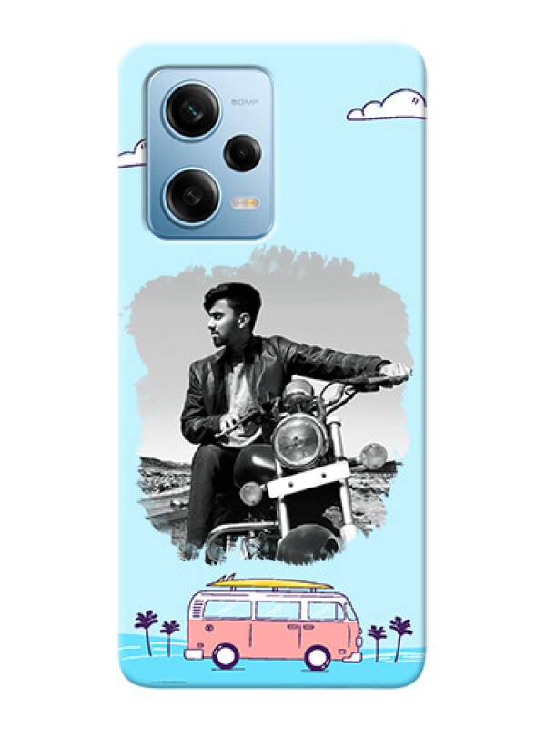 Custom Redmi Note 12 Pro 5G Mobile Covers Online: Travel & Adventure Design