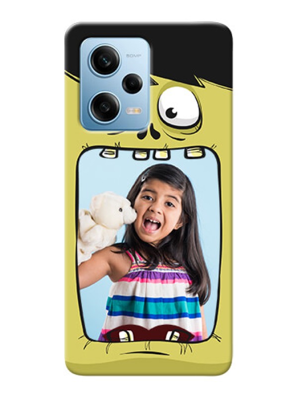 Custom Redmi Note 12 Pro 5G Mobile Covers: Cartoon monster back case Design