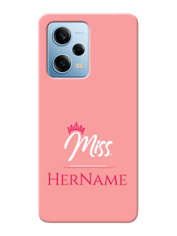 Custom Redmi Note 12 Pro 5G Custom Phone Case Mrs with Name