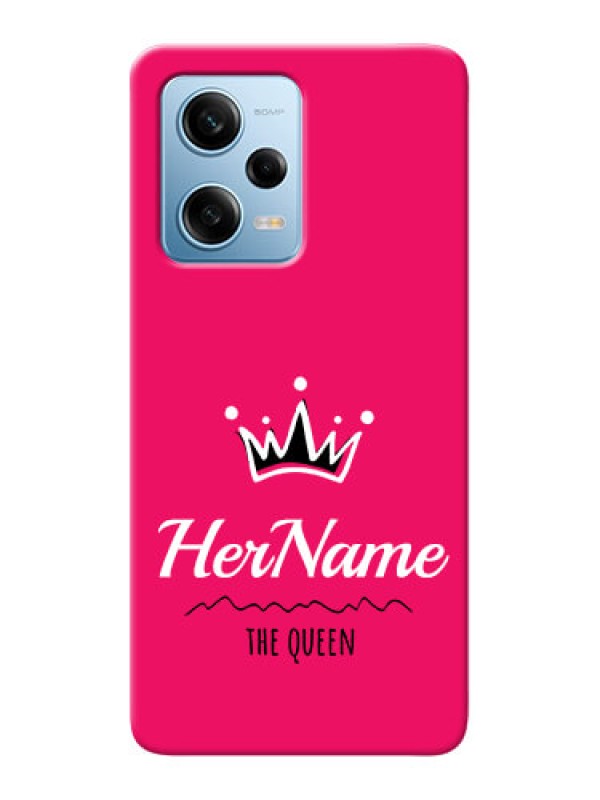 Custom Redmi Note 12 Pro 5G Queen Phone Case with Name