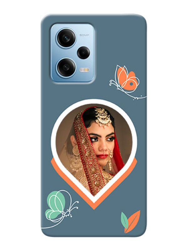 Custom Redmi Note 12 Pro 5G Custom Mobile Case with Droplet Butterflies Design