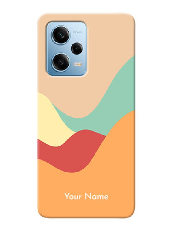 Custom Redmi Note 12 Pro 5G Custom Mobile Case with Ocean Waves Multi-colour Design