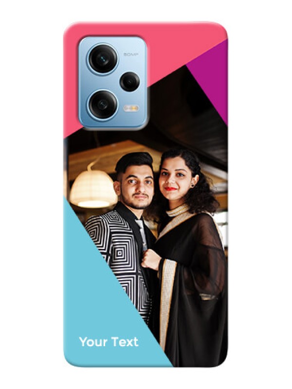 Custom Redmi Note 12 Pro 5G Custom Phone Cases: Stacked Triple colour Design