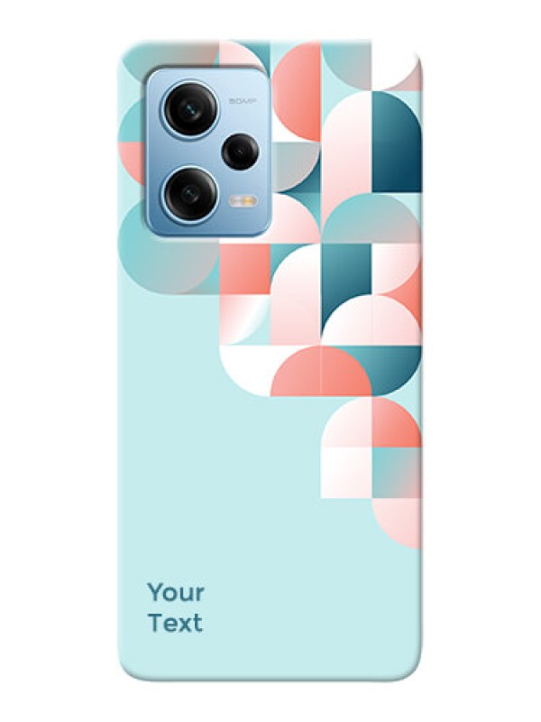Custom Redmi Note 12 Pro 5G Back Covers: Stylish Semi-circle Pattern Design