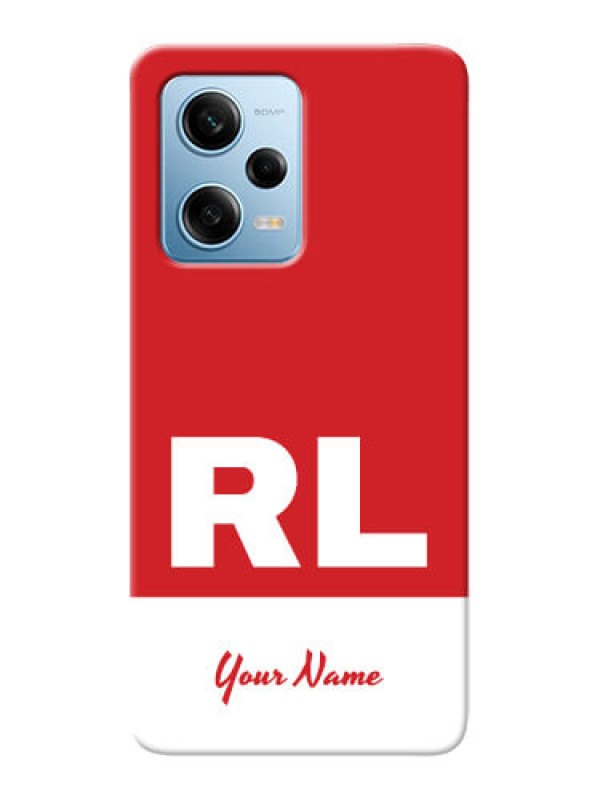 Custom Redmi Note 12 Pro 5G Custom Phone Cases: dual tone custom text Design