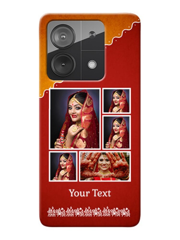 Custom Redmi Note 13 5G customized phone cases: Wedding Pic Upload Design