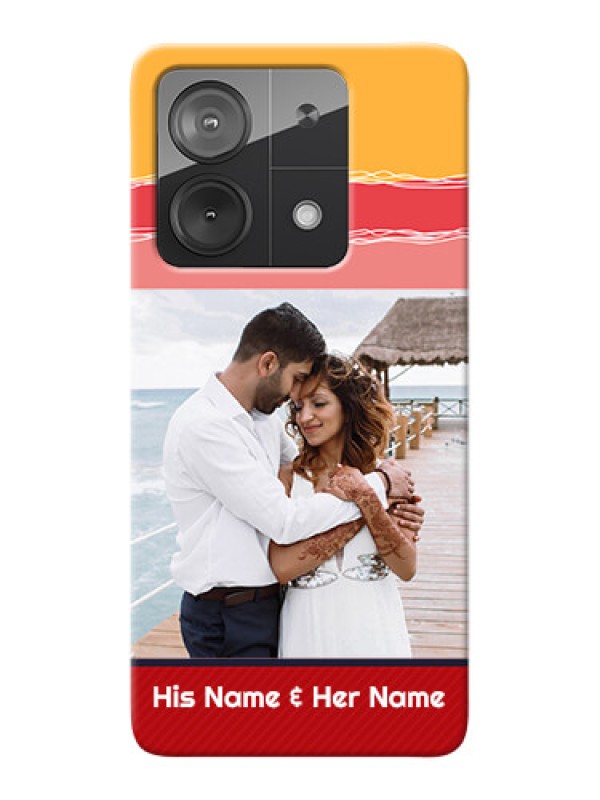 Custom Redmi Note 13 5G custom mobile phone covers: Colorful Case Design