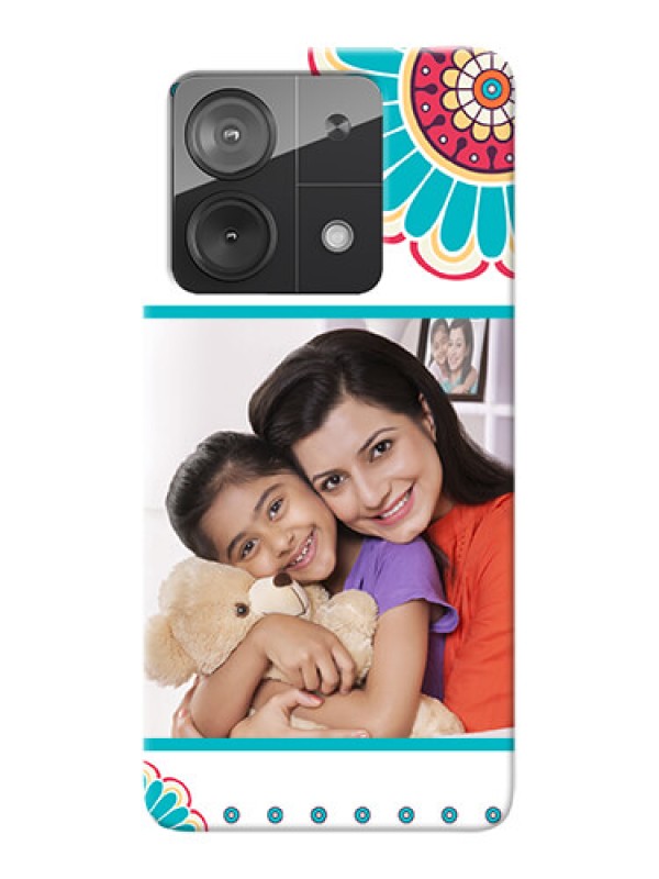 Custom Redmi Note 13 5G custom mobile phone cases: Flower Design