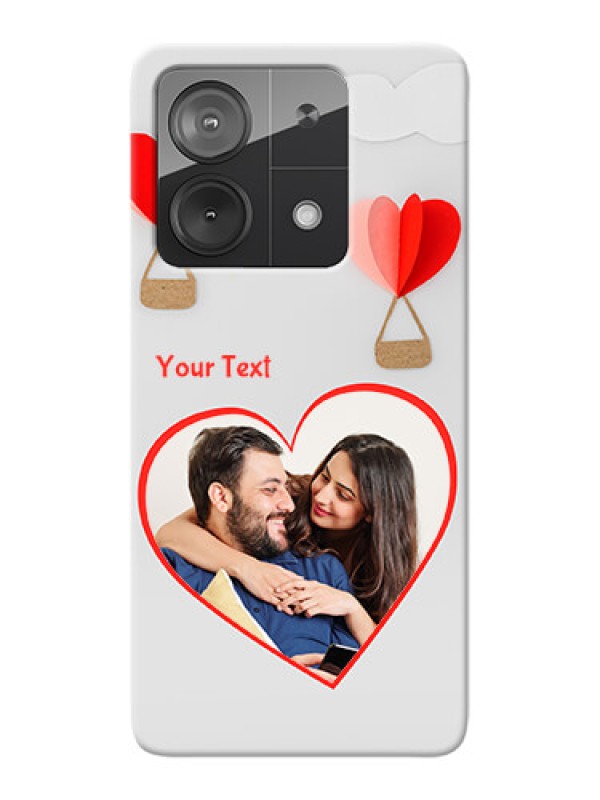 Custom Redmi Note 13 5G Phone Covers: Parachute Love Design