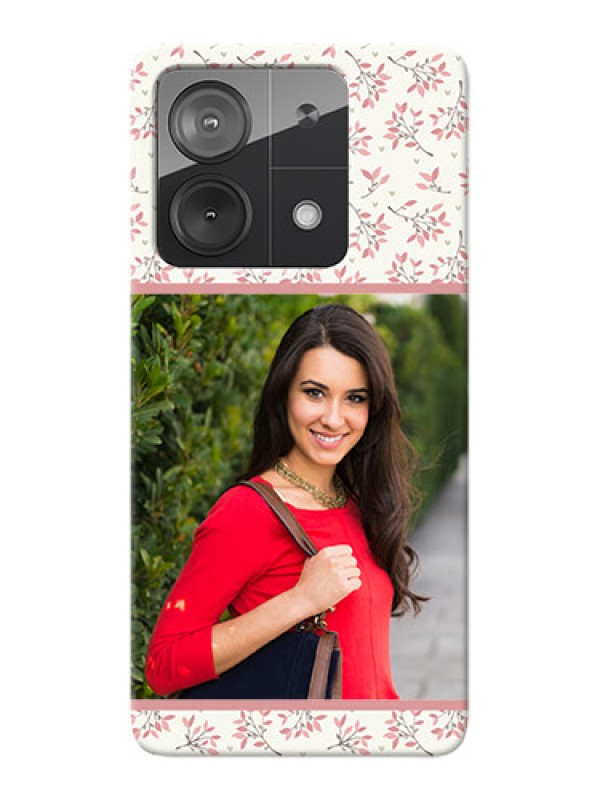 Custom Redmi Note 13 5G Back Covers: Premium Floral Design