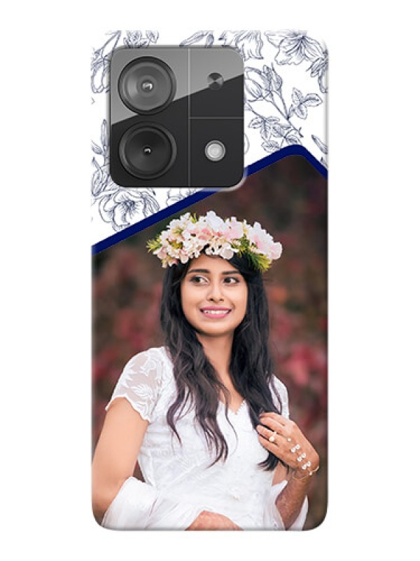 Custom Redmi Note 13 5G Phone Cases: Premium Floral Design