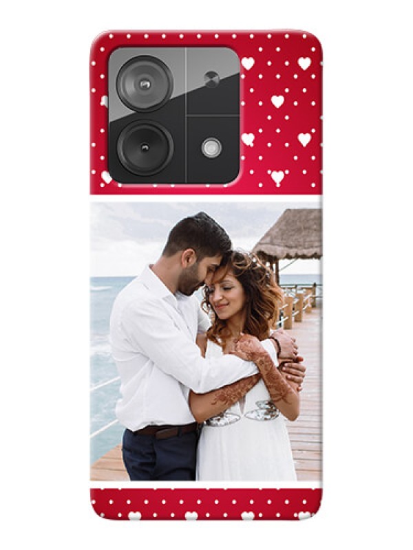 Custom Redmi Note 13 5G custom back covers: Hearts Mobile Case Design