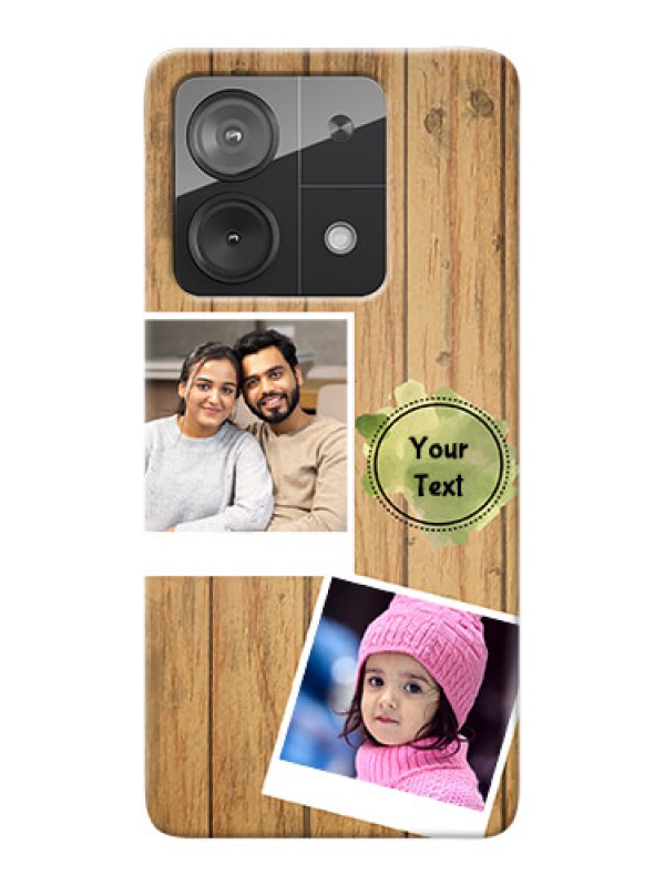 Custom Redmi Note 13 5G Custom Mobile Phone Covers: Wooden Texture Design