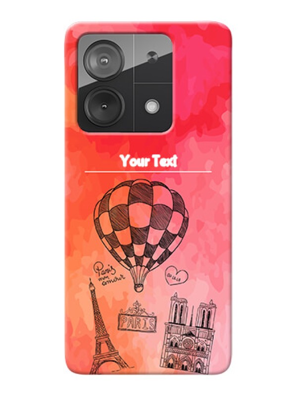 Custom Redmi Note 13 5G Personalized Mobile Covers: Paris Theme Design
