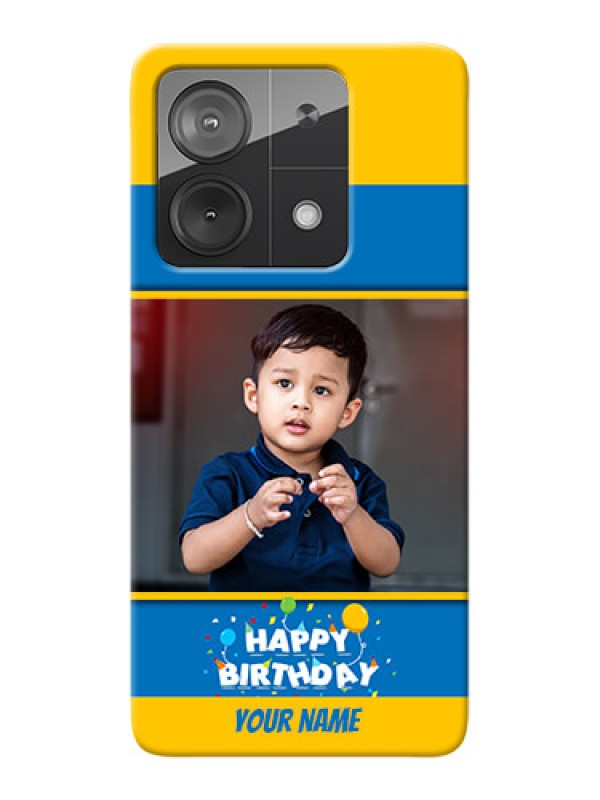 Custom Redmi Note 13 5G Mobile Back Covers Online: Birthday Wishes Design