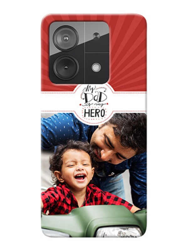 Custom Redmi Note 13 5G custom mobile phone cases: My Dad Hero Design
