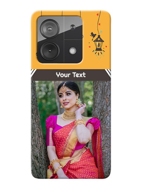 Custom Redmi Note 13 5G custom back covers with Family Picture and Icons