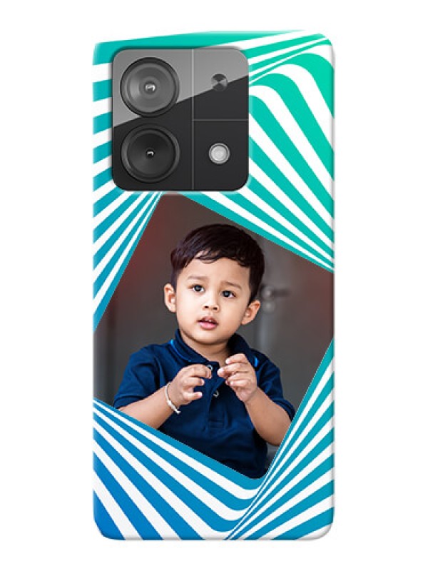 Custom Redmi Note 13 5G Personalised Mobile Covers: Abstract Spiral Design