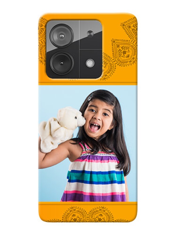 Custom Redmi Note 13 5G custom mobile back covers: Photo Wedding Design