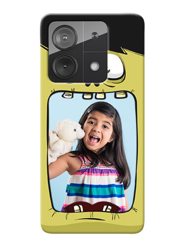 Custom Redmi Note 13 5G Mobile Covers: Cartoon monster back case Design