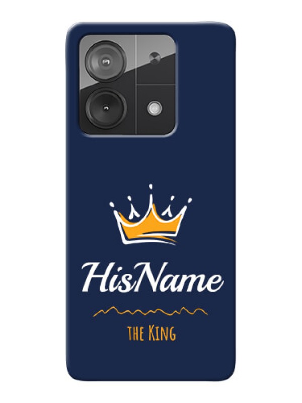 Custom Redmi Note 13 5G King Phone Case with Name