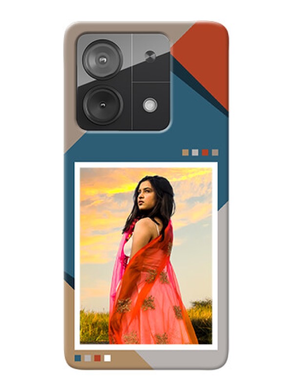 Custom Redmi Note 13 5G Personalized Phone Case with Retro color pallet Design
