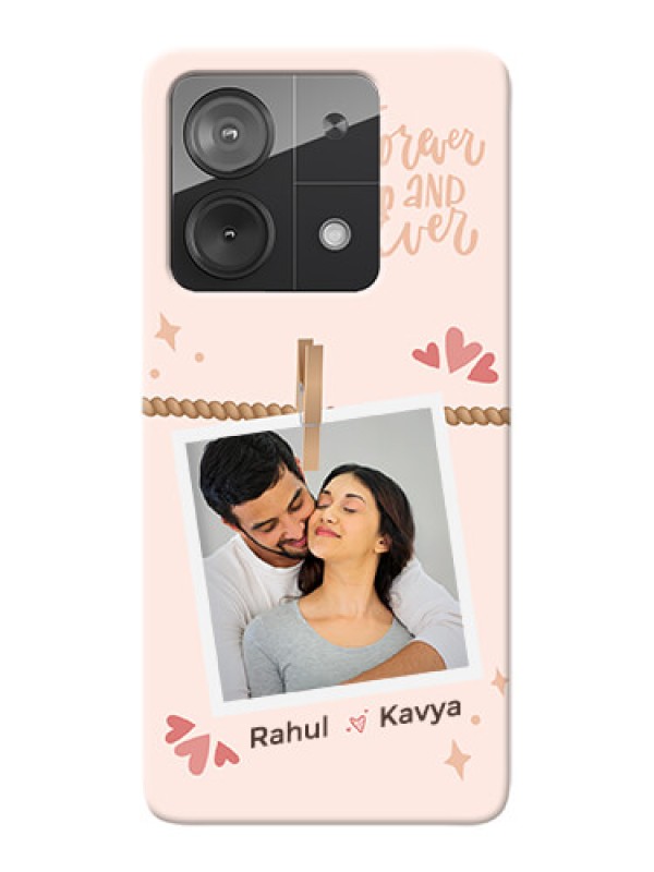 Custom Redmi Note 13 5G Custom Phone Case with Forever and ever love Design