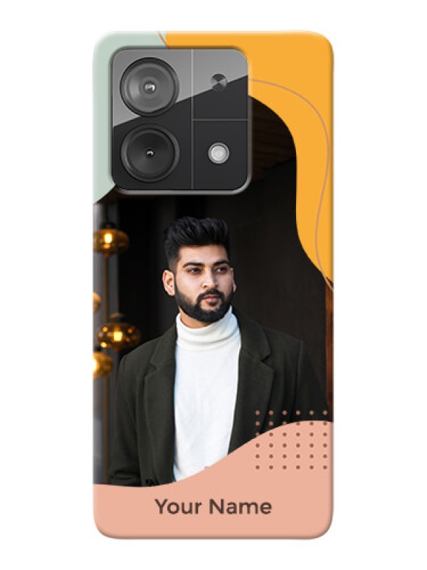 Custom Redmi Note 13 5G Personalized Phone Case with Triwithcoloured overlay design