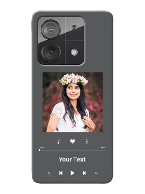 Custom Redmi Note 13 5G Custom Mobile Case with Play The Music Design