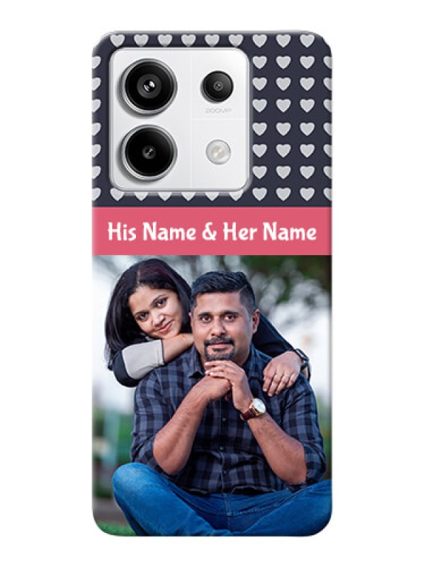 Custom Redmi Note 13 Pro 5G Custom Mobile Case with Love Symbols Design