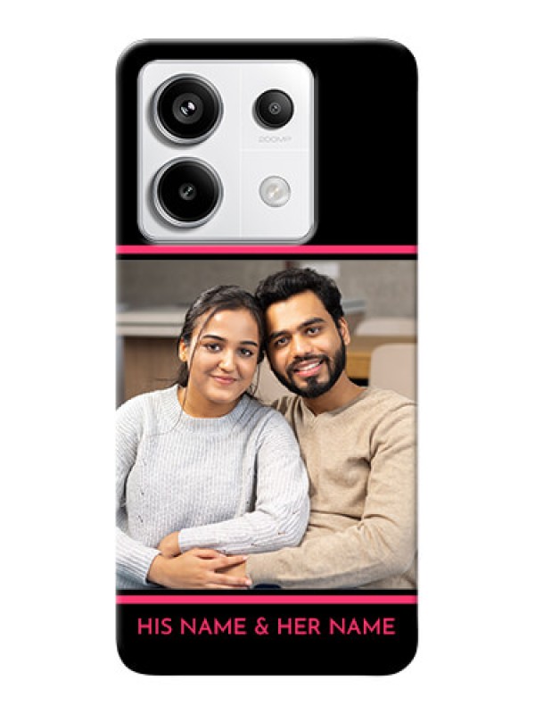 Custom Redmi Note 13 Pro 5G Mobile Covers With Add Text Design