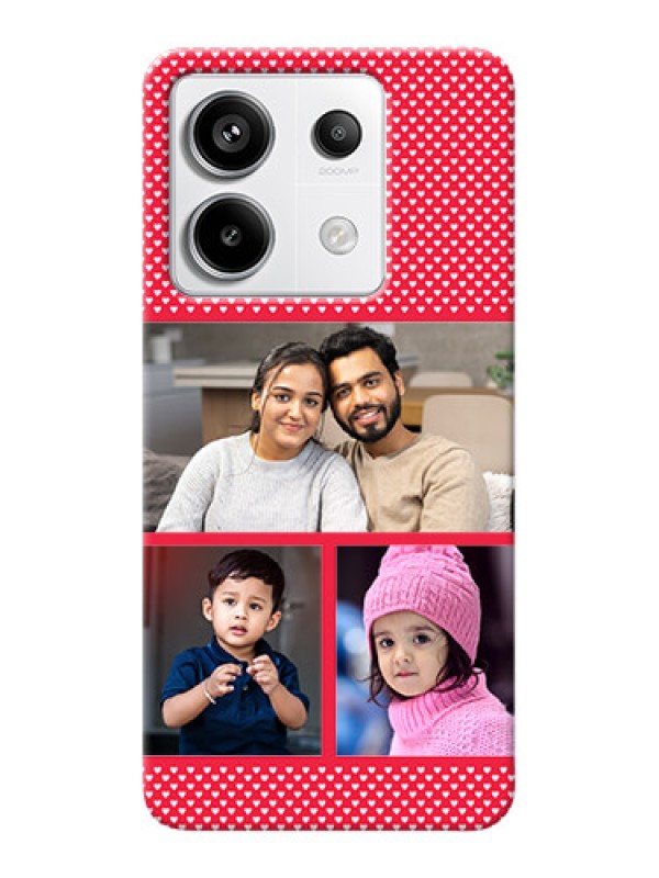 Custom Redmi Note 13 Pro 5G mobile back covers online: Bulk Pic Upload Design