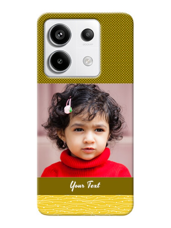 Custom Redmi Note 13 Pro 5G custom mobile back covers: Simple Green Color Design