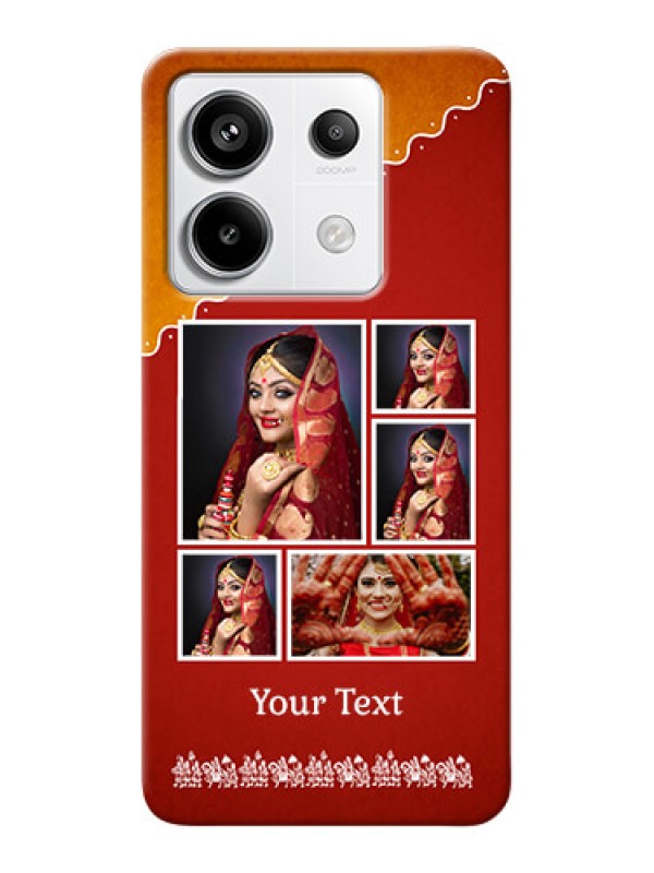 Custom Redmi Note 13 Pro 5G customized phone cases: Wedding Pic Upload Design