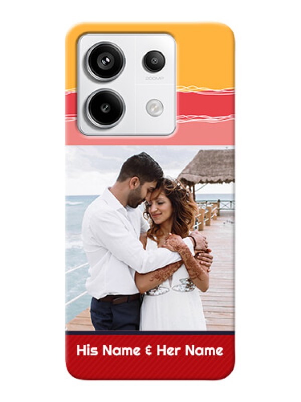 Custom Redmi Note 13 Pro 5G custom mobile phone covers: Colorful Case Design