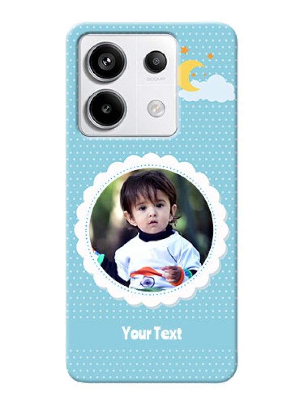 Custom Redmi Note 13 Pro 5G mobile cases online: violet Pattern Design