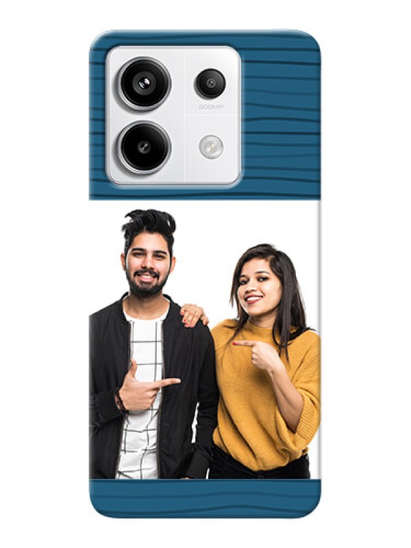 Custom Redmi Note 13 Pro 5G Custom Phone Cases: Blue Pattern Cover Design