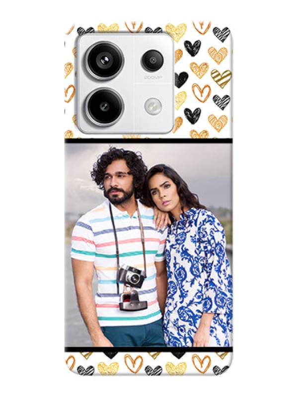 Custom Redmi Note 13 Pro 5G Personalized Mobile Cases: Love Symbol Design