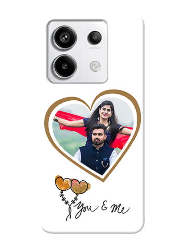 Custom Redmi Note 13 Pro 5G customized phone cases: You And Me Design