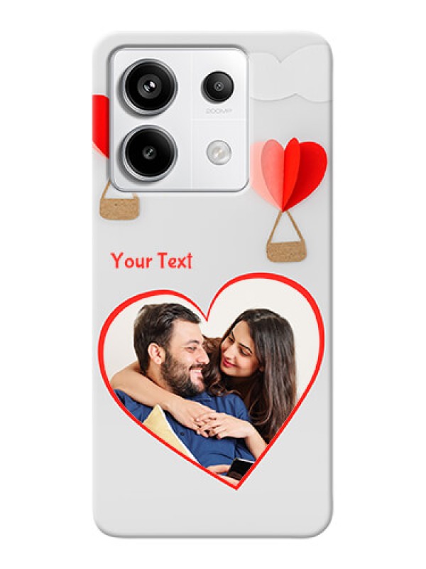 Custom Redmi Note 13 Pro 5G Phone Covers: Parachute Love Design