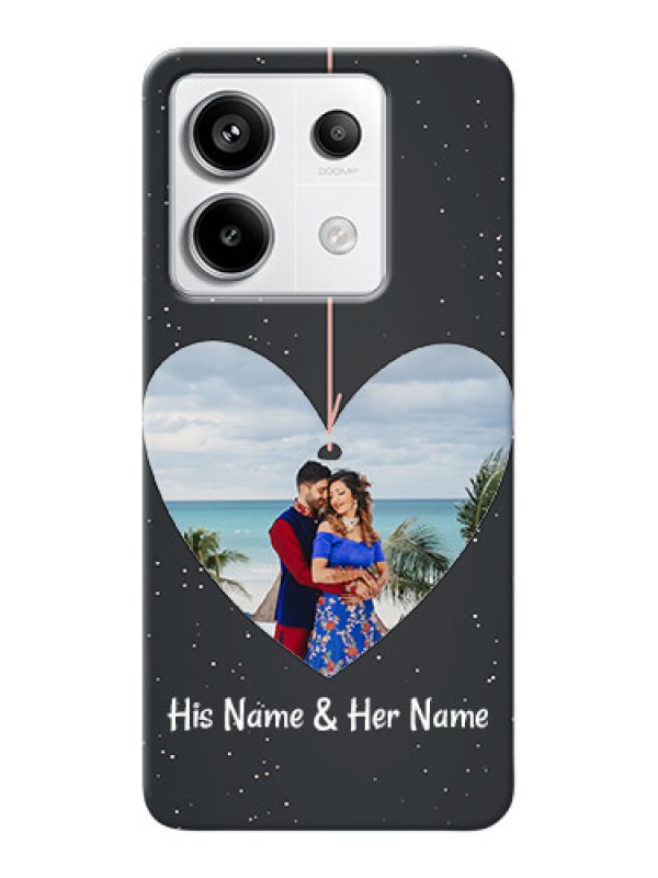 Custom Redmi Note 13 Pro 5G custom phone cases: Hanging Heart Design