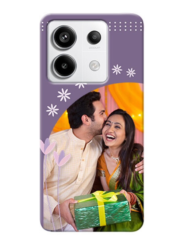 Custom Redmi Note 13 Pro 5G Phone covers for girls: lavender flowers design