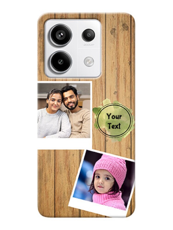 Custom Redmi Note 13 Pro 5G Custom Mobile Phone Covers: Wooden Texture Design