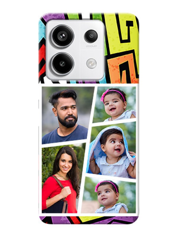 Custom Redmi Note 13 Pro 5G Personalized Mobile Cases: graffiti pattern Design