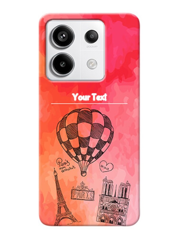 Custom Redmi Note 13 Pro 5G Personalized Mobile Covers: Paris Theme Design