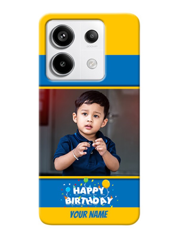 Custom Redmi Note 13 Pro 5G Mobile Back Covers Online: Birthday Wishes Design