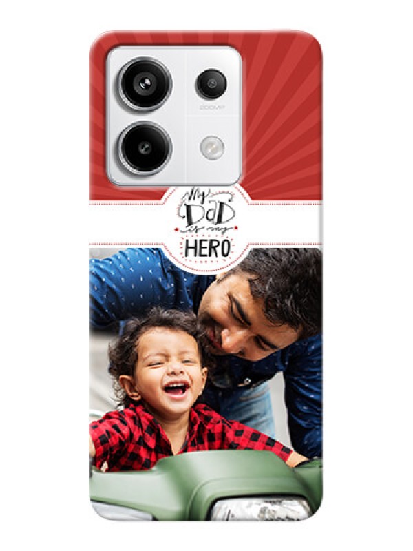 Custom Redmi Note 13 Pro 5G custom mobile phone cases: My Dad Hero Design
