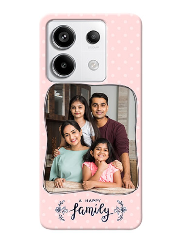 Custom Redmi Note 13 Pro 5G Personalized Phone Cases: Family with Dots Design