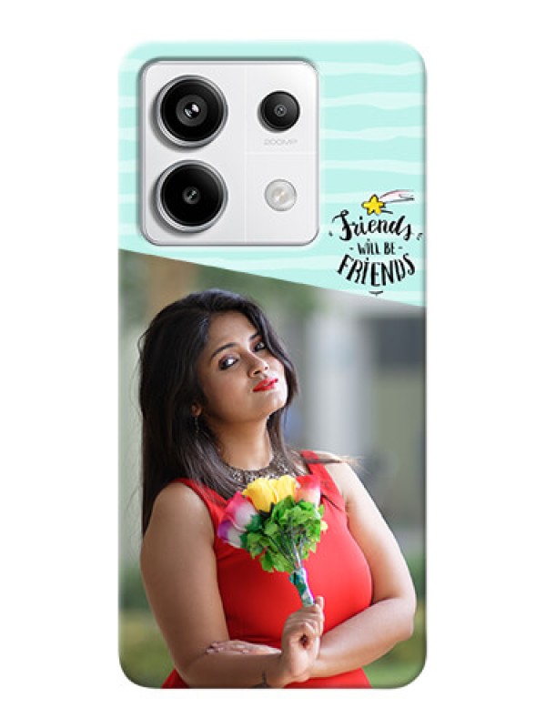 Custom Redmi Note 13 Pro 5G Mobile Back Covers: Friends Picture Icon Design