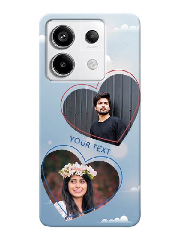 Custom Redmi Note 13 Pro 5G Phone Cases: Blue Color Couple Design